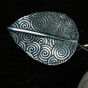 Hand Made Gold Cake Sterling Silver and Gold Ear ring Set